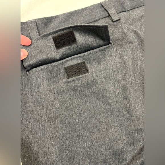 Express Charcoal Gray Trademark Relaxed Fit Wide Leg Dress Pants Men’s 34x32 - Picture 14 of 16